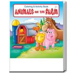 CS0570B Animals on the Farm Coloring and Activity Book Blank No Imprint